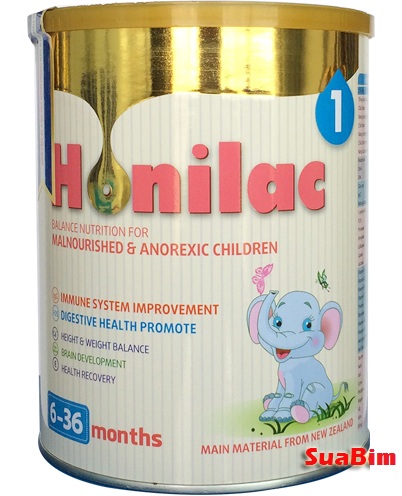 sữa honilac số 1 900g cho bé 6-36 tháng